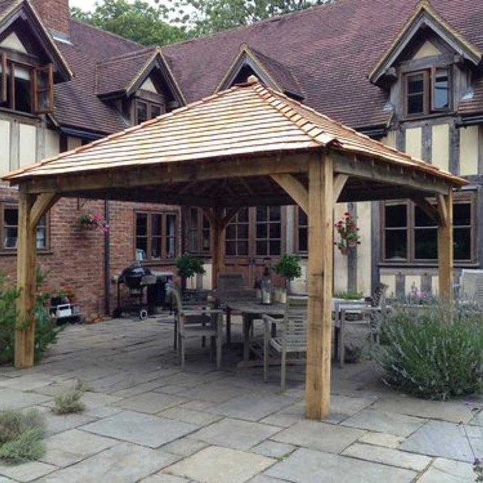 4m x 4m Oak Gazebo