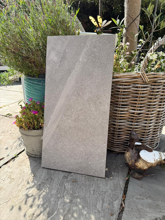 Italian Porcelain Tiles - Grey  | 600x300x10mm
