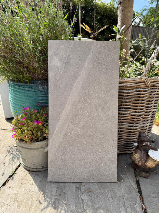 Italian Porcelain Tiles - Grey  | 600x300x10mm