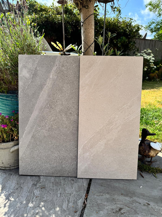 Italian Porcelain Tiles - Grey & Beige