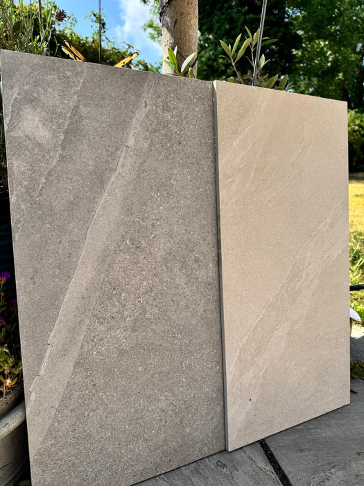 Italian Porcelain Tiles - Grey & Beige