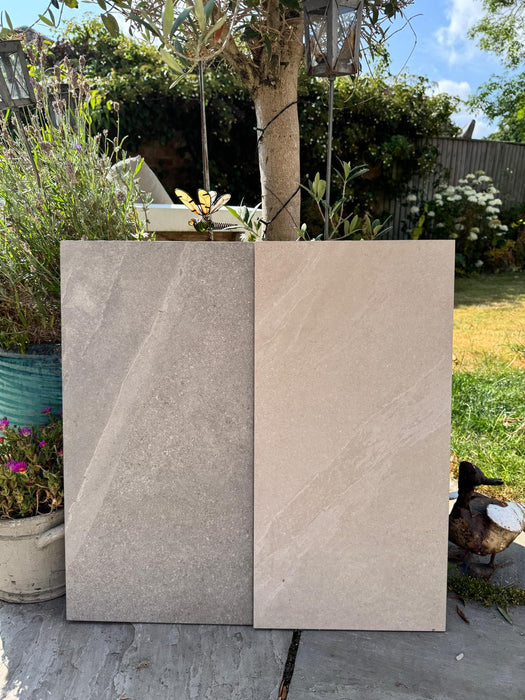 Italian Porcelain Tiles - Grey & Beige